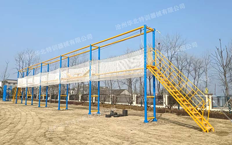 某青少年拓展训练基地设备顺利完工！