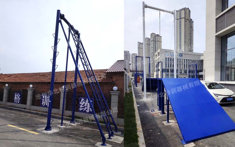 江西某公安局特警八项训练场建设完工