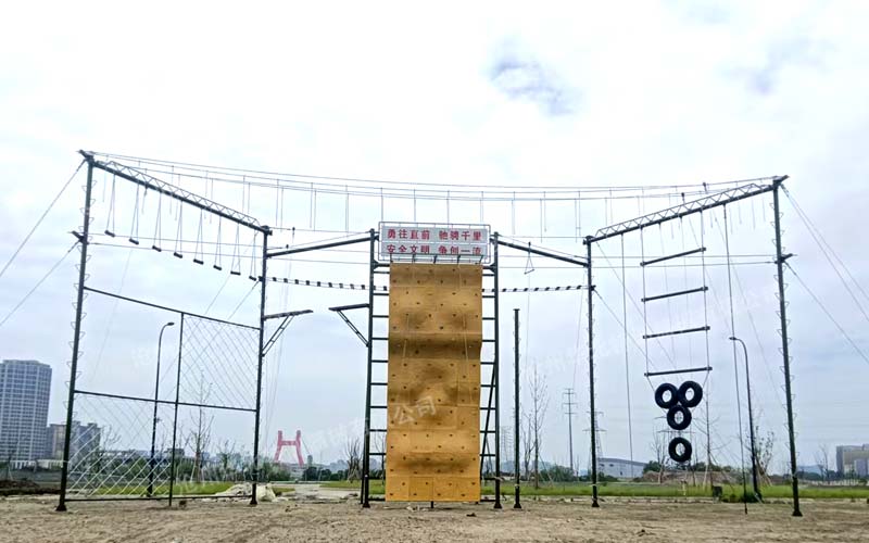 浙江杭州某部心理行为训练场器械建设完成